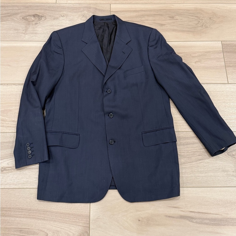 Alexander McQueen Men’s Sport Coat Blazer Jacket Size 56 Made In Italy Super 110